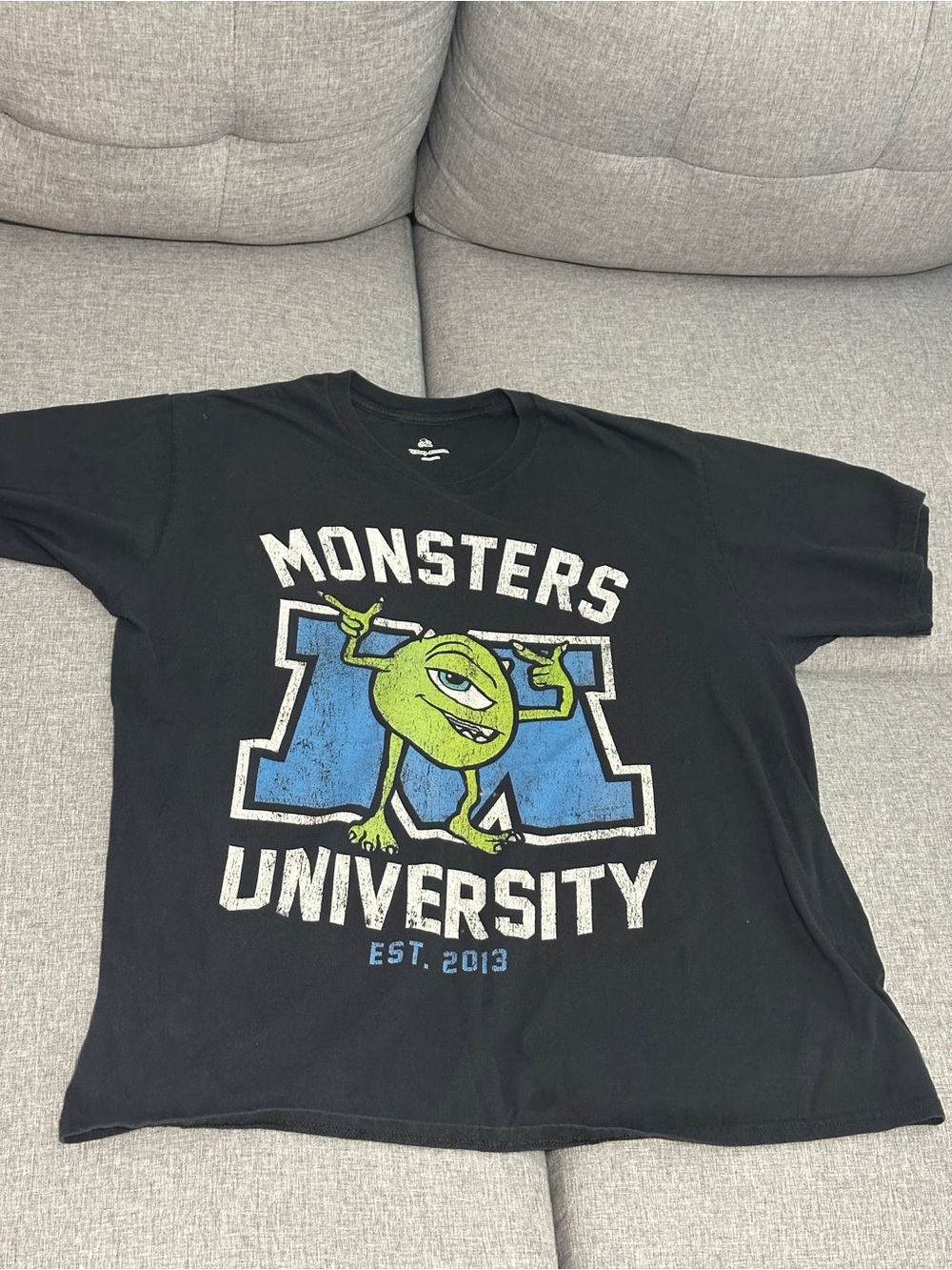 Monsters University Mike Graphic Tee - Black XL